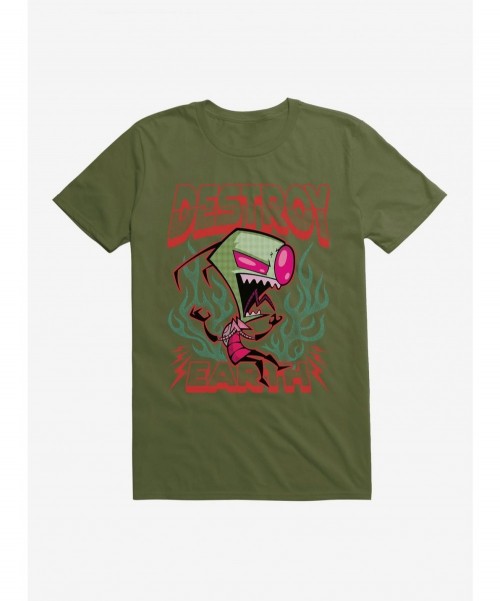 Limited-time Offer Invader Zim Unique Destroy T-Shirt $5.93 T-Shirts