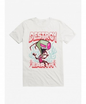 Limited-time Offer Invader Zim Unique Destroy T-Shirt $5.93 T-Shirts