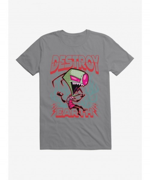 Limited-time Offer Invader Zim Unique Destroy T-Shirt $5.93 T-Shirts