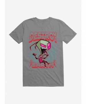 Limited-time Offer Invader Zim Unique Destroy T-Shirt $5.93 T-Shirts