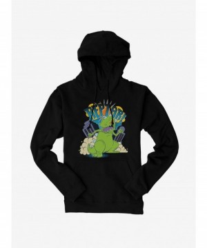 Discount Sale Rugrats Reptar In The City Hoodie $11.49 Hoodies