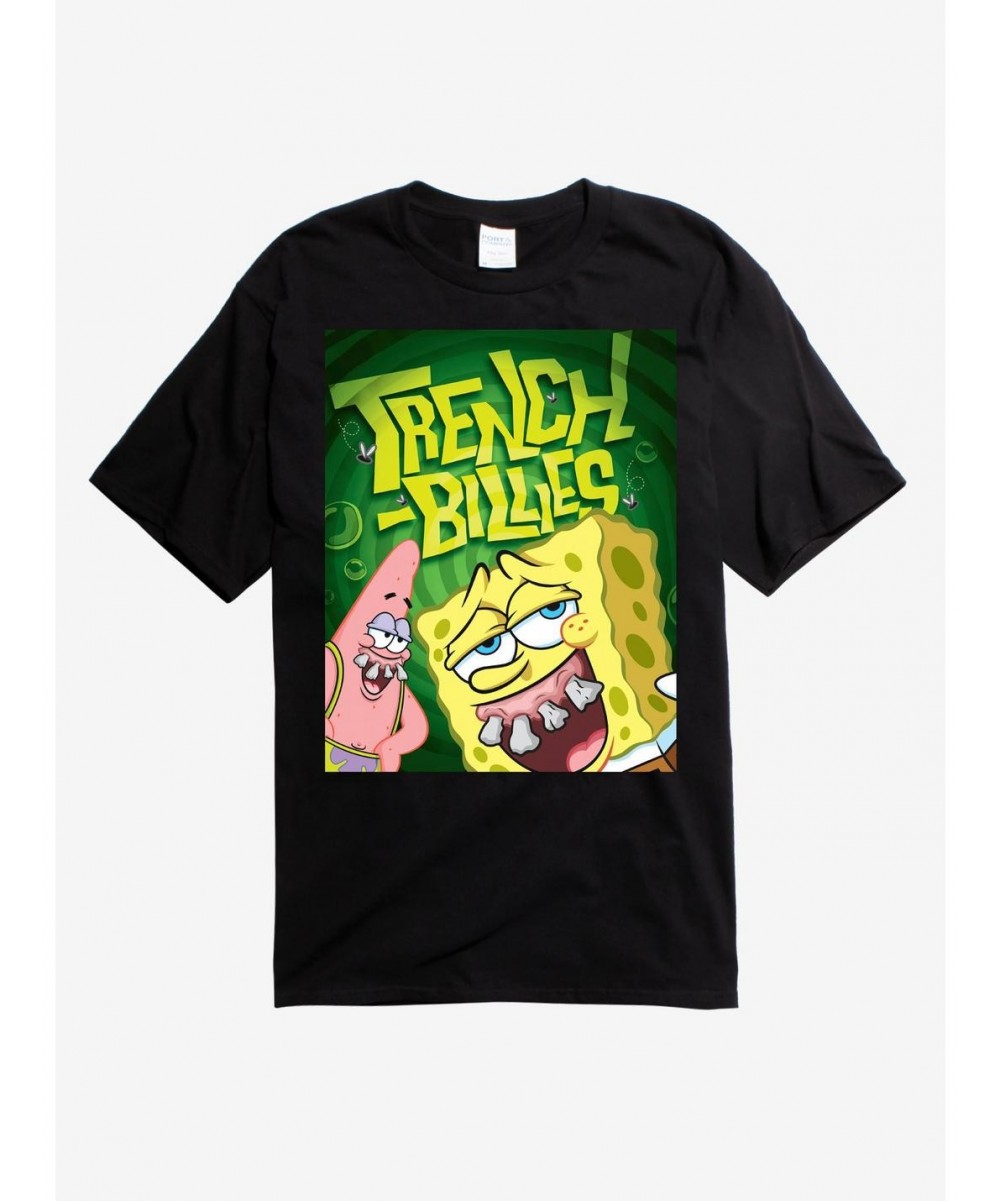 New Arrival SpongeBob Trench Billies T-Shirt $8.50 T-Shirts