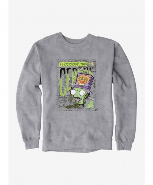 Value Item Invader Zim I Love This Cereal Sweatshirt $10.92 Sweatshirts