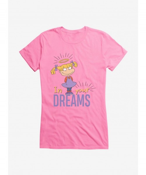 Bestselling Rugrats Angelica In Your Dreams Girls T-Shirt $7.77 T-Shirts