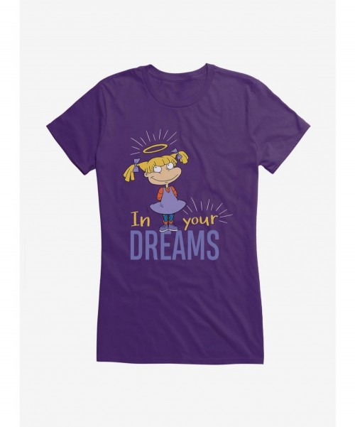 Bestselling Rugrats Angelica In Your Dreams Girls T-Shirt $7.77 T-Shirts