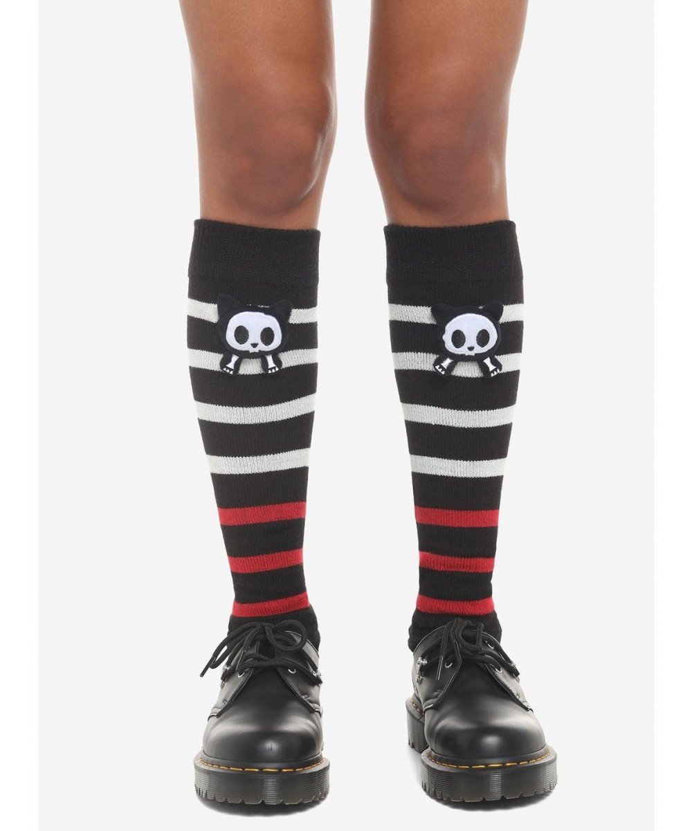 Unique Skelanimals Kit Stripe Leg Warmers $5.14 Warmers