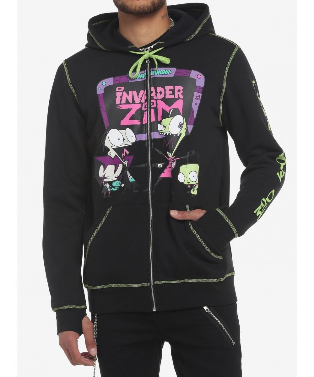 Fashion Invader Zim Characters Hoodie $14.05 Hoodies