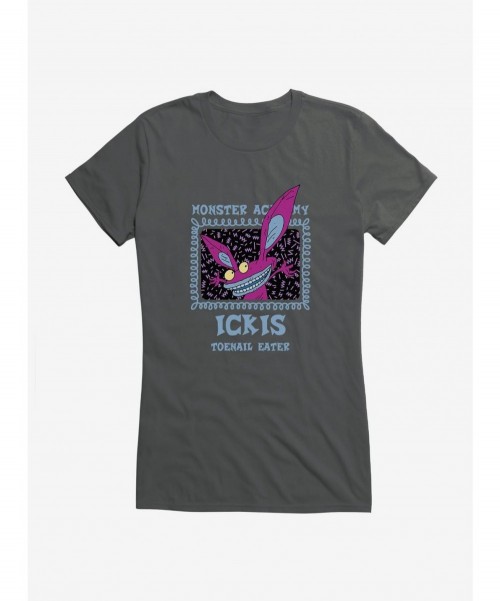 Trendy Aaahh!!! Real Monsters Ickis Toenail Eater Girls T-Shirt $9.36 T-Shirts