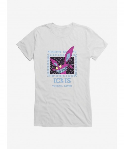 Trendy Aaahh!!! Real Monsters Ickis Toenail Eater Girls T-Shirt $9.36 T-Shirts