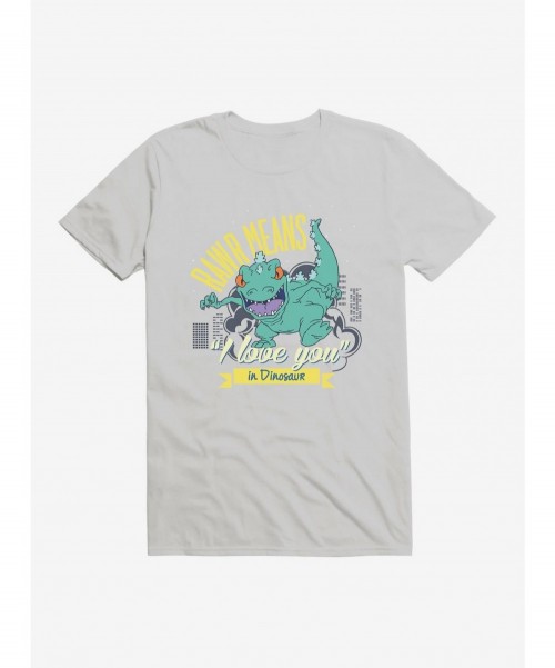 Limited-time Offer Rugrats Reptar Rawr Means I Love You In Dinosaur T-Shirt $6.88 T-Shirts