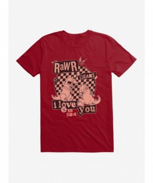 Discount Sale Rugrats Punk Poster Rawr Means I Love You T-Shirt $8.03 T-Shirts