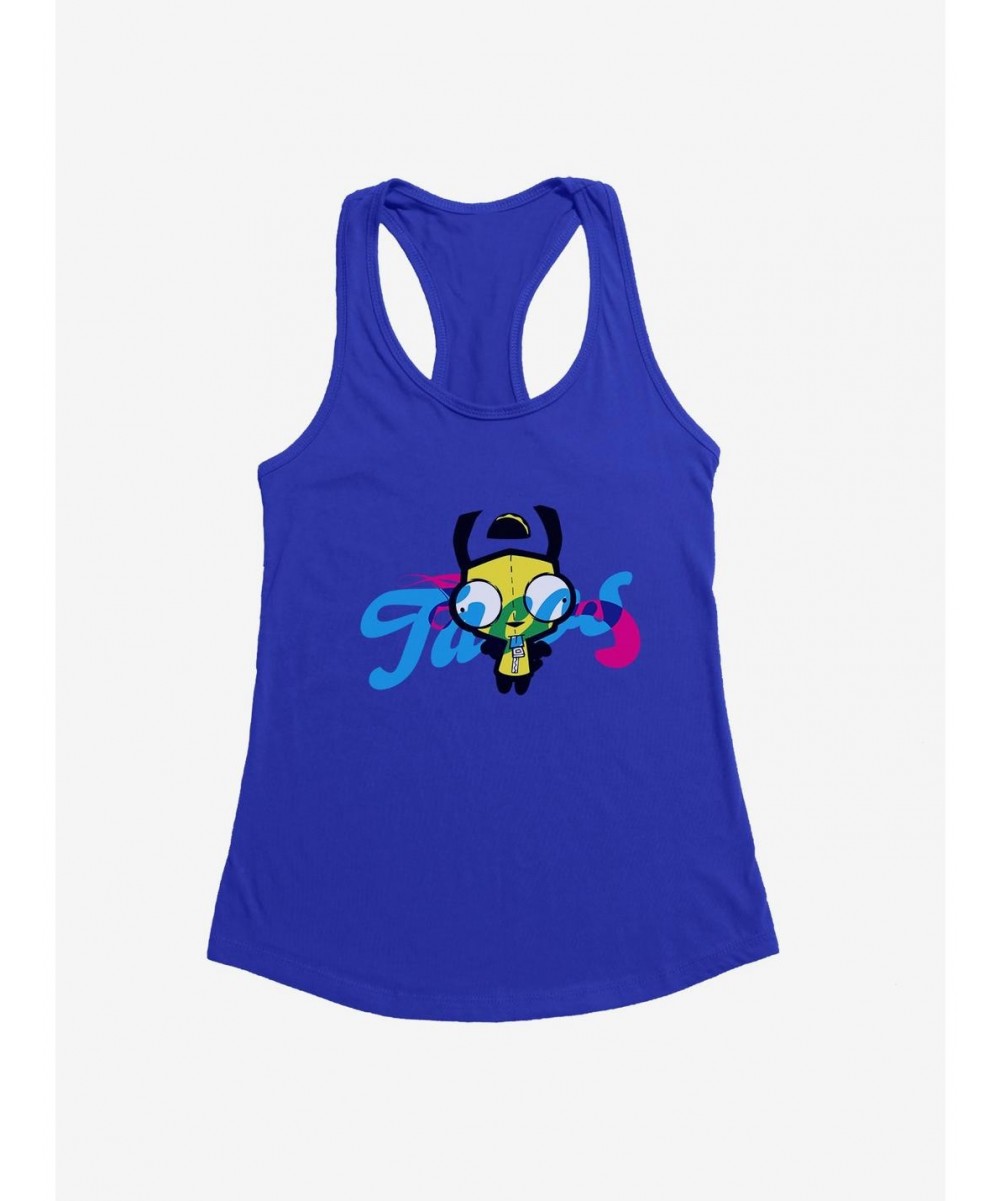 Cheap Sale Invader Zim Tacos Girls Tank $9.96 Tanks