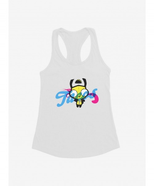 Cheap Sale Invader Zim Tacos Girls Tank $9.96 Tanks