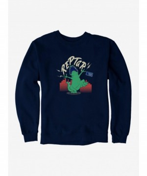 Cheap Sale Rugrats Reptar Lightning Roar Sweatshirt $10.04 Sweatshirts