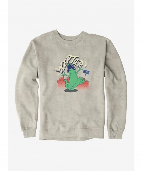 Cheap Sale Rugrats Reptar Lightning Roar Sweatshirt $10.04 Sweatshirts