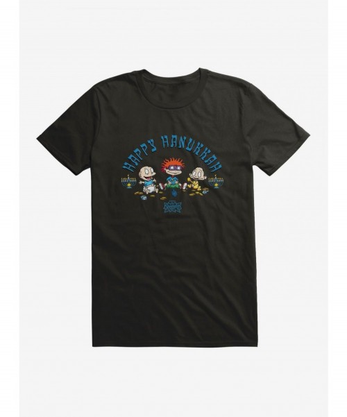 Hot Selling Rugrats Happy Hanukkah Crew T-Shirt $7.27 T-Shirts