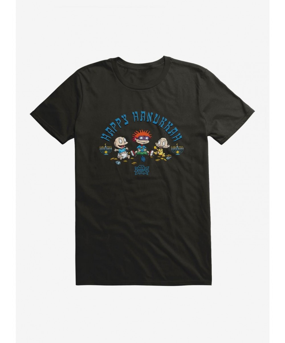 Hot Selling Rugrats Happy Hanukkah Crew T-Shirt $7.27 T-Shirts