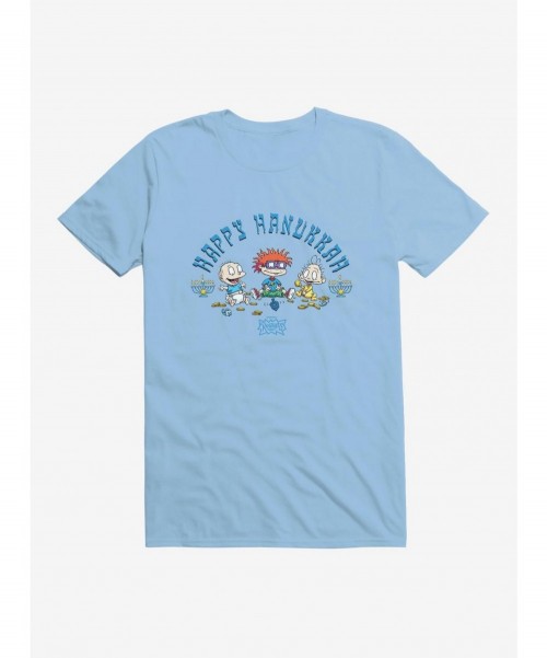 Hot Selling Rugrats Happy Hanukkah Crew T-Shirt $7.27 T-Shirts