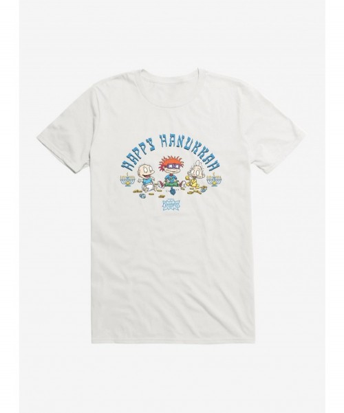 Hot Selling Rugrats Happy Hanukkah Crew T-Shirt $7.27 T-Shirts