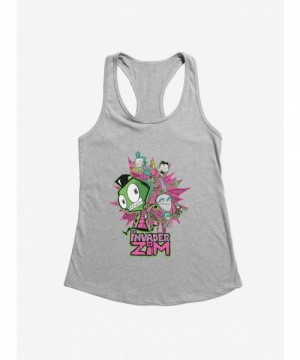 Clearance Invader Zim GIR & Roboparents Girls Tank $9.76 Tanks