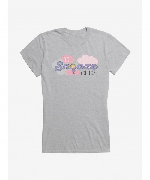 Pre-sale Discount Rugrats Angelica You Snooze You Lose Girls T-Shirt $6.77 T-Shirts