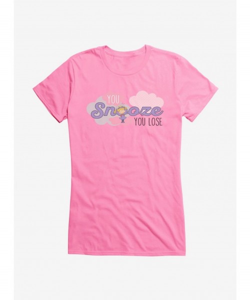 Pre-sale Discount Rugrats Angelica You Snooze You Lose Girls T-Shirt $6.77 T-Shirts