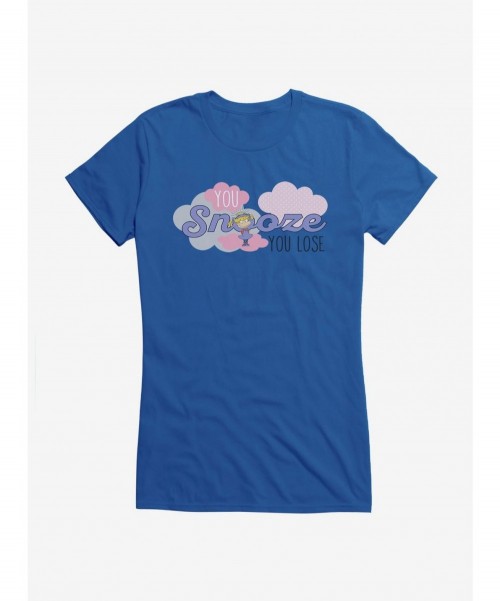 Pre-sale Discount Rugrats Angelica You Snooze You Lose Girls T-Shirt $6.77 T-Shirts