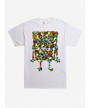 Flash Deal SpongeBob Iconic Word Art T-Shirt $9.95 T-Shirts