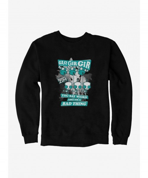 Limited-time Offer Invader Zim Weird Like It's A Bad Thing Sweatshirt $10.04 Sweatshirts