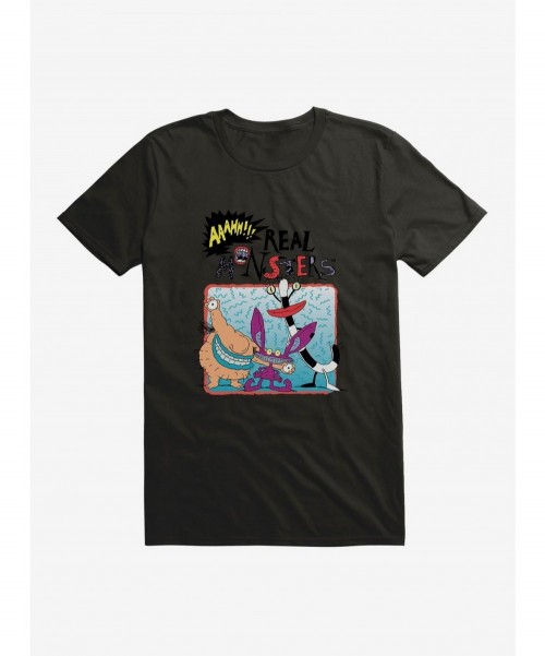 New Arrival Aaahh!!! Real Monsters Group Pose T-Shirt $6.12 T-Shirts