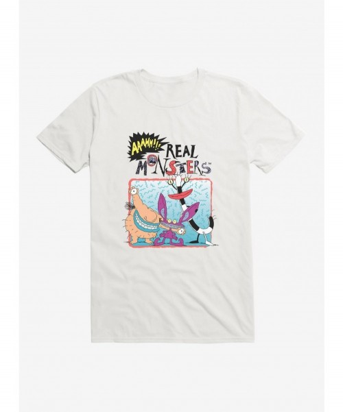 New Arrival Aaahh!!! Real Monsters Group Pose T-Shirt $6.12 T-Shirts