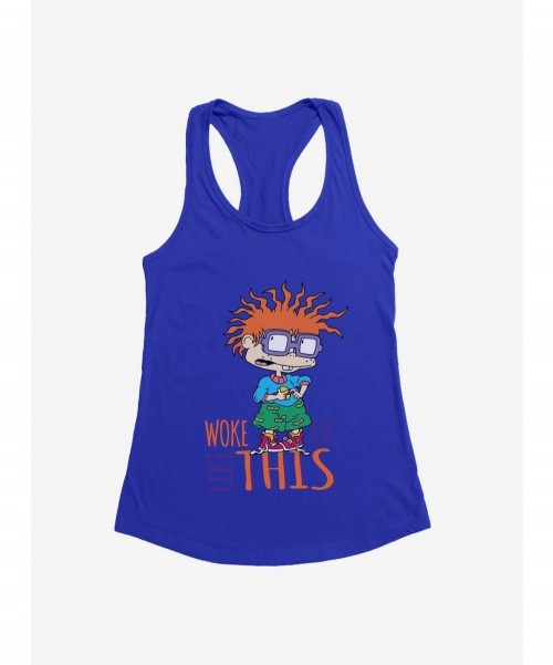 Trendy Rugrats Chuckie Woke Up Like This Girls Tank $8.57 Tanks