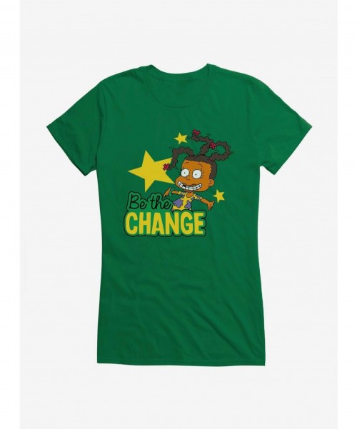 Discount Rugrats Susie Carmichael Be The Change Girls T-Shirt $8.37 T-Shirts