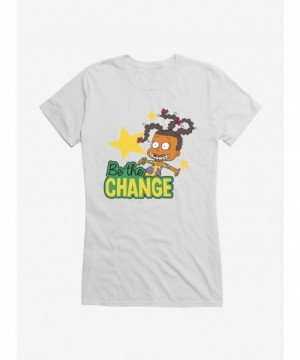 Discount Rugrats Susie Carmichael Be The Change Girls T-Shirt $8.37 T-Shirts