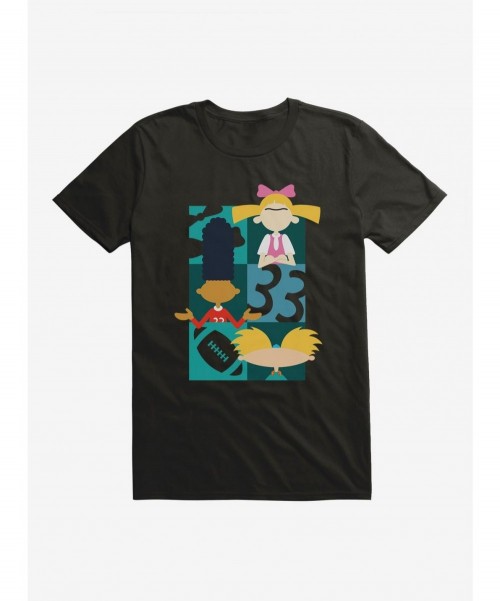 Discount Hey Arnold! Icon Silhouettes T-Shirt $8.99 T-Shirts