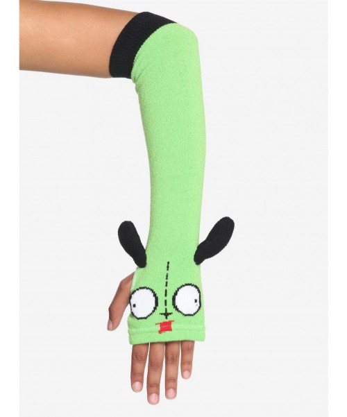 Discount Sale Invader Zim GIR Arm Warmers $7.96 Warmers