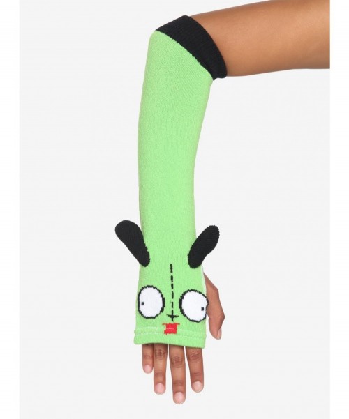 Discount Sale Invader Zim GIR Arm Warmers $7.96 Warmers