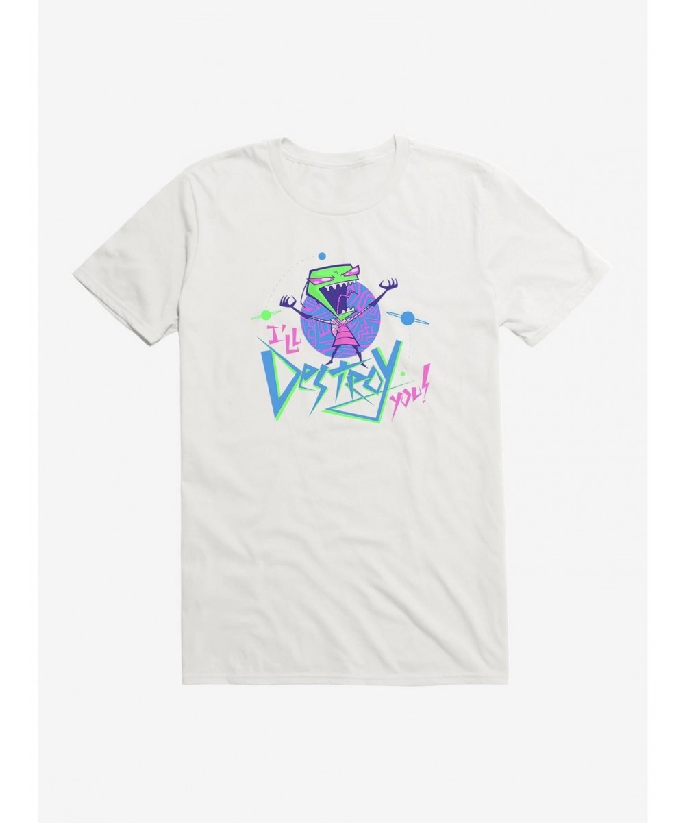 Flash Deal Invader Zim I'll Destroy You T-Shirt $7.27 T-Shirts