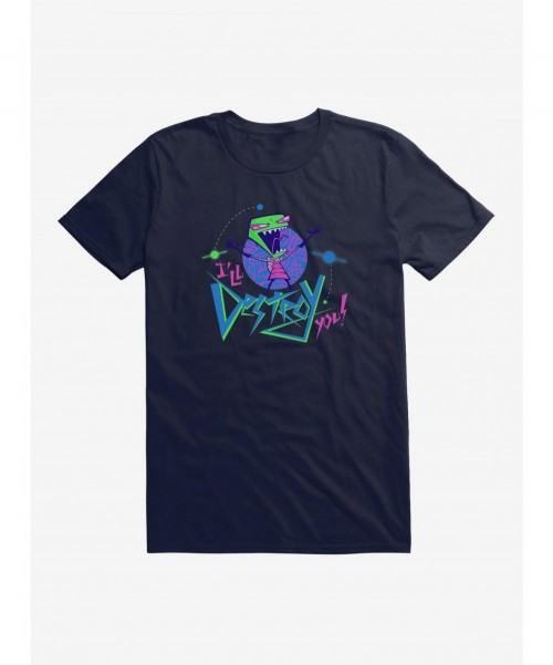 Flash Deal Invader Zim I'll Destroy You T-Shirt $7.27 T-Shirts