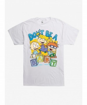 Flash Deal Rugrats Don't Be a Baby White T-Shirt $7.87 T-Shirts