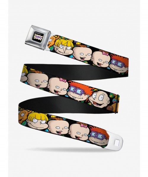 Low Price Rugrats Character Faces Close Up Seatbelt Belt $11.70 Other Merch