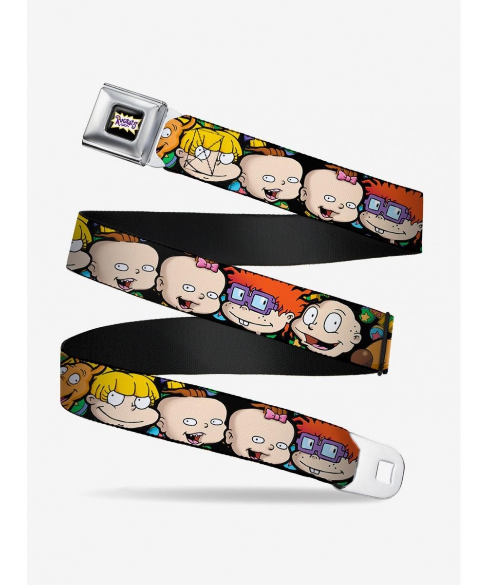 Low Price Rugrats Character Faces Close Up Seatbelt Belt $11.70 Other Merch