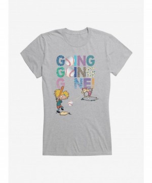 Crazy Deals Hey Arnold! Baseball Going Going Gone Girls T-Shirt $9.16 T-Shirts