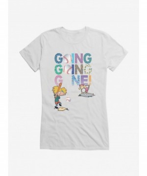 Crazy Deals Hey Arnold! Baseball Going Going Gone Girls T-Shirt $9.16 T-Shirts