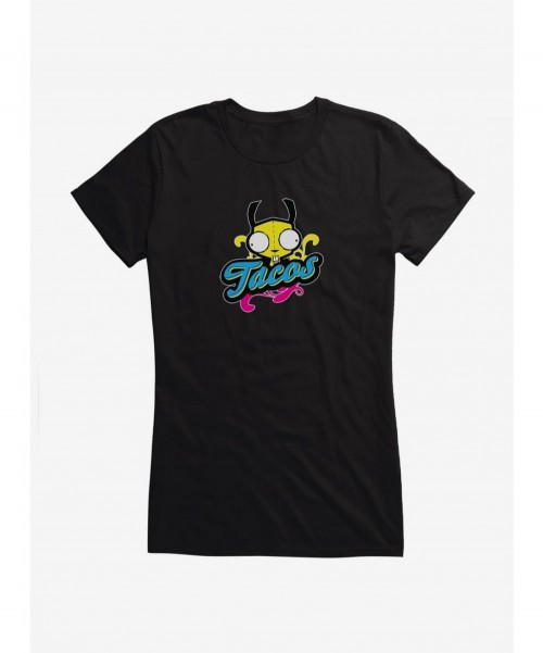 Premium Invader Zim Gir Neon Tacos Girls T-Shirt $6.37 T-Shirts