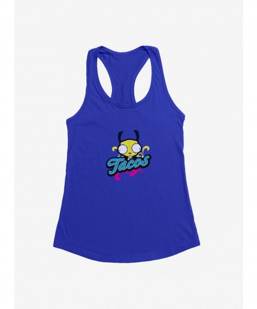 Clearance Invader Zim Gir Neon Tacos Girls Tank $6.97 Tanks