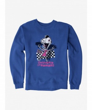 Hot Selling Invader Zim Subjugate The Humans Sweatshirt $12.10 Sweatshirts