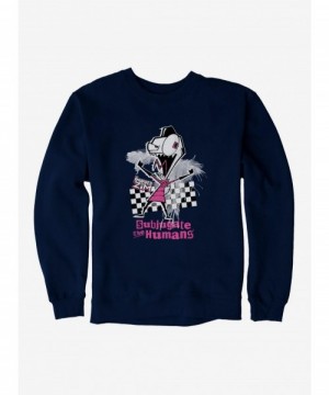 Hot Selling Invader Zim Subjugate The Humans Sweatshirt $12.10 Sweatshirts