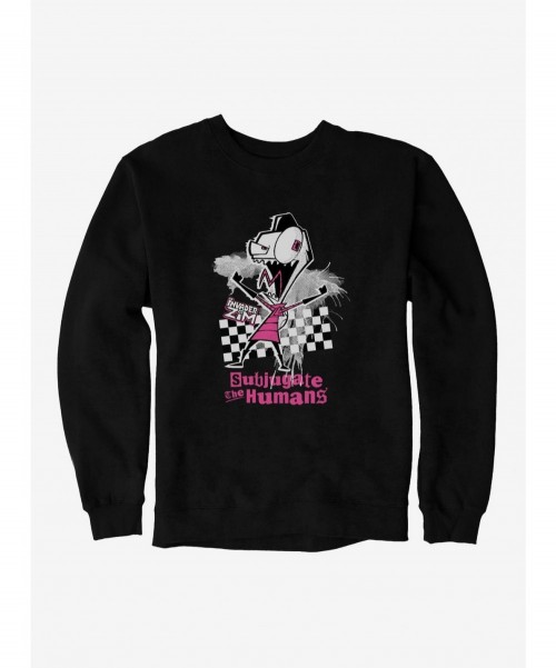 Hot Selling Invader Zim Subjugate The Humans Sweatshirt $12.10 Sweatshirts