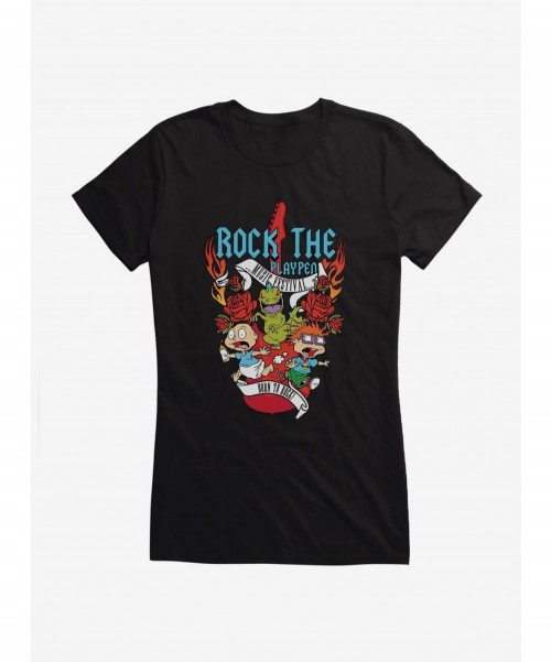 Huge Discount Rugrats Rock The Playpen Girls T-Shirt $9.76 T-Shirts